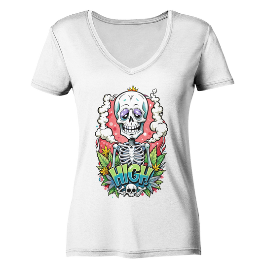 High Skelekton - Ladies V-Neck Shirt