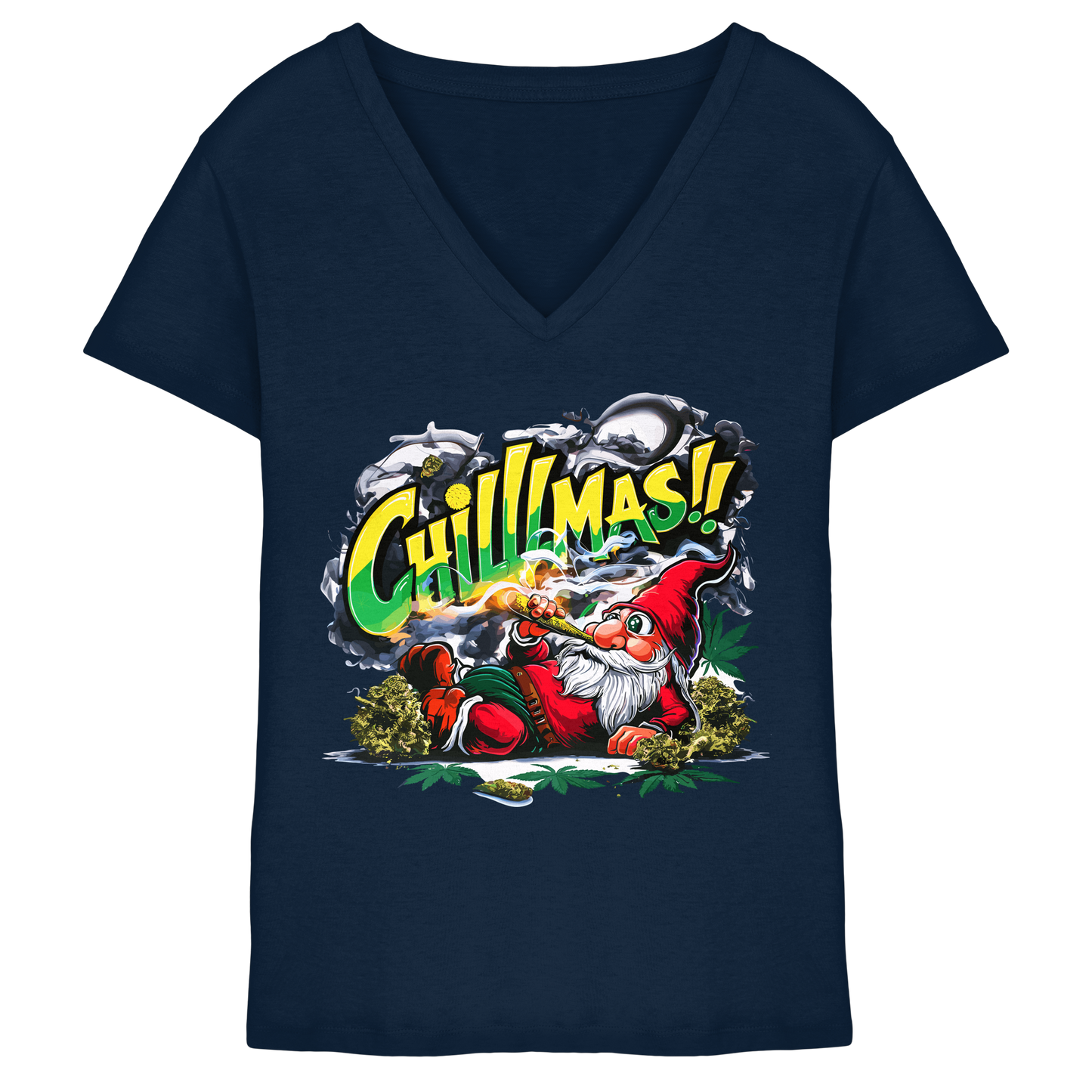 Chillmas - Ladies V-Neck Shirt
