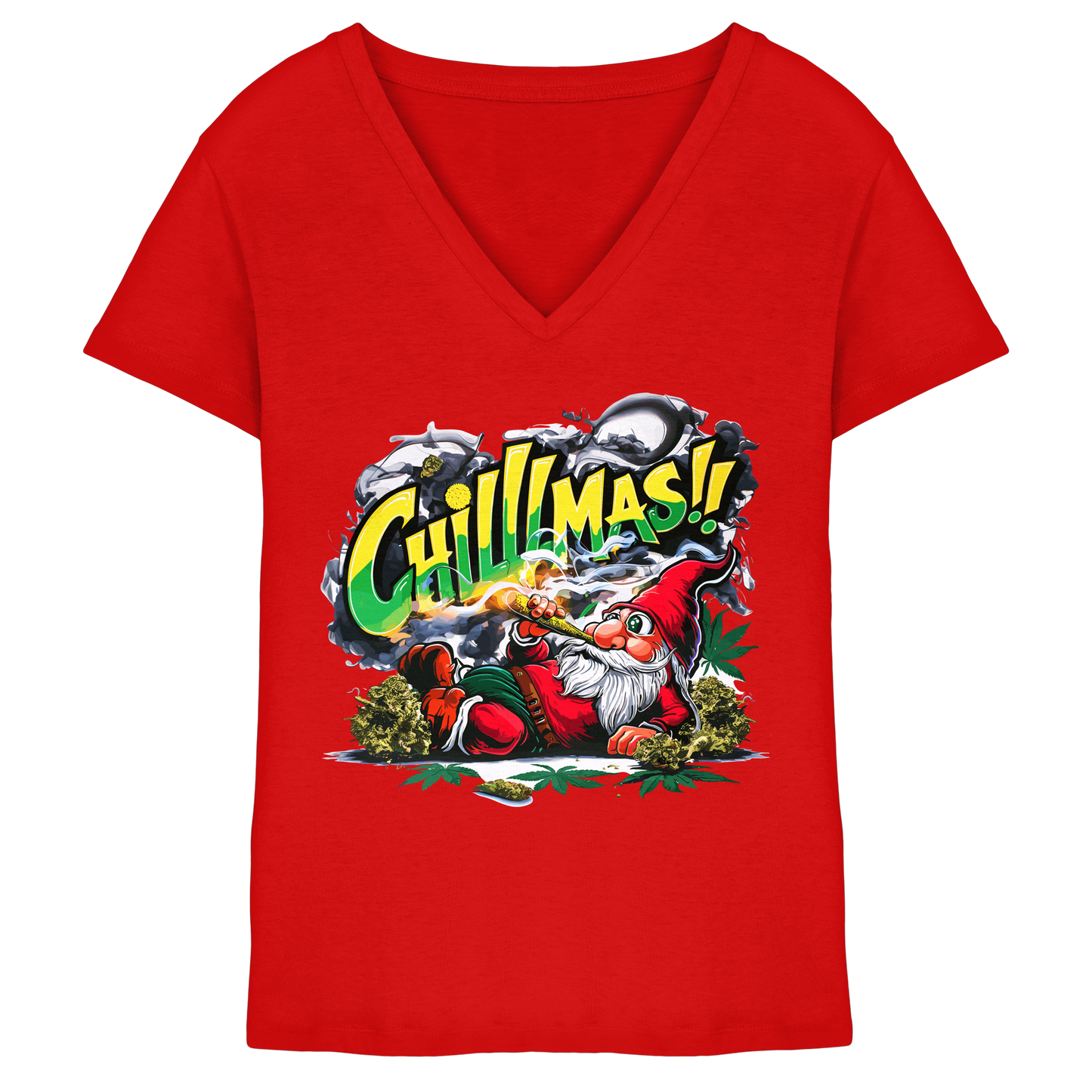 Chillmas - Ladies V-Neck Shirt