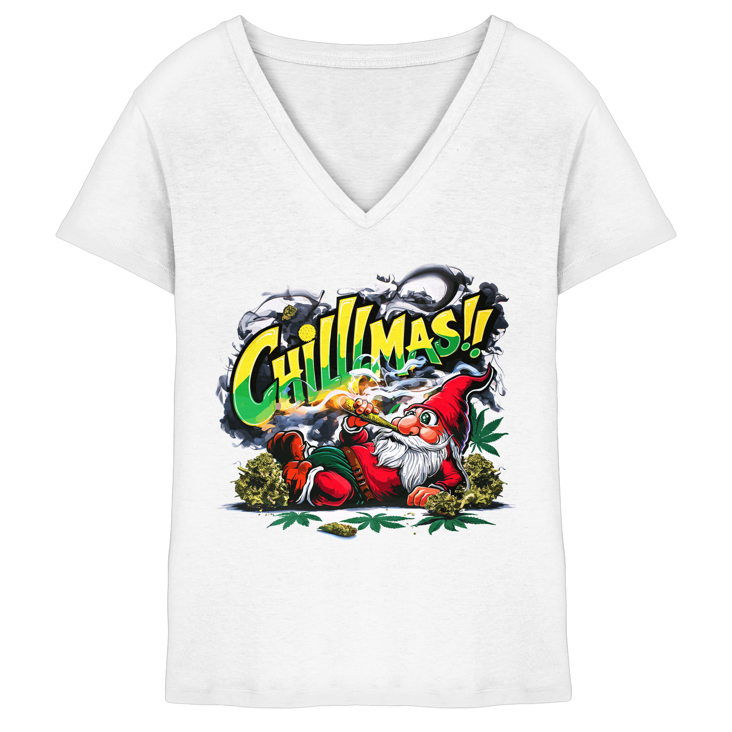 Chillmas - Ladies V-Neck Shirt