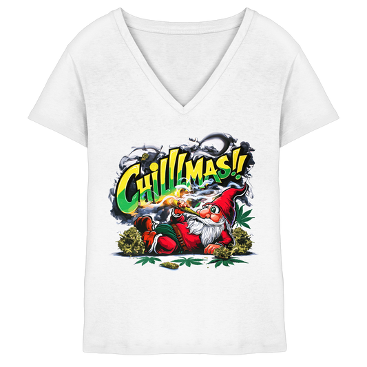 Chillmas - Ladies V-Neck Shirt