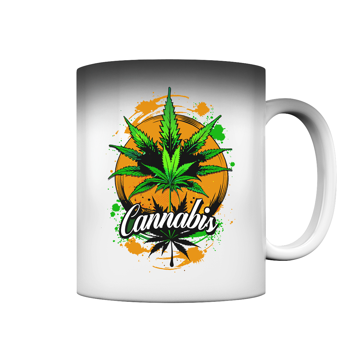 Orange Cannabis - Magic Mug