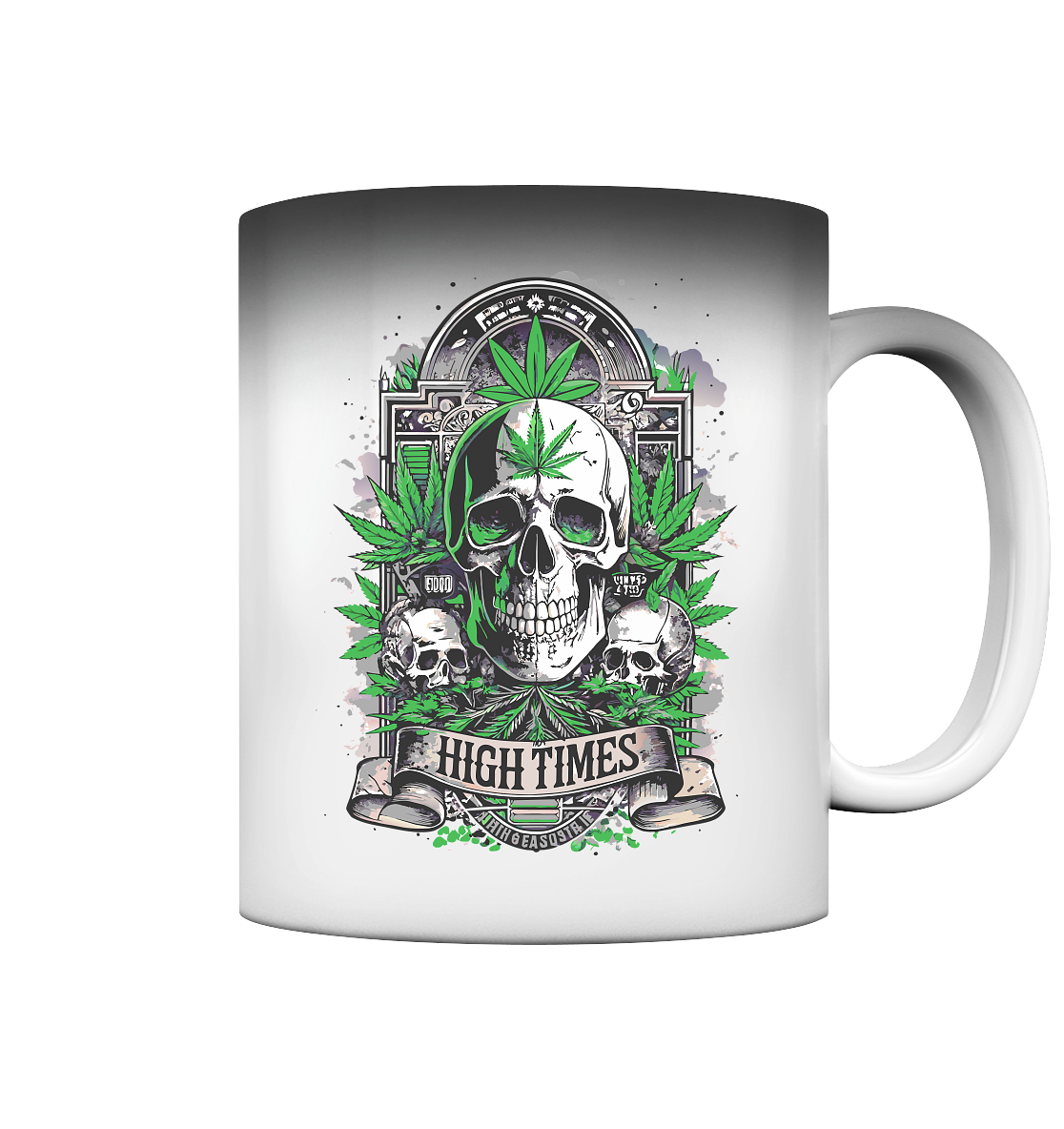 High Times Skull Green - Magic Mug