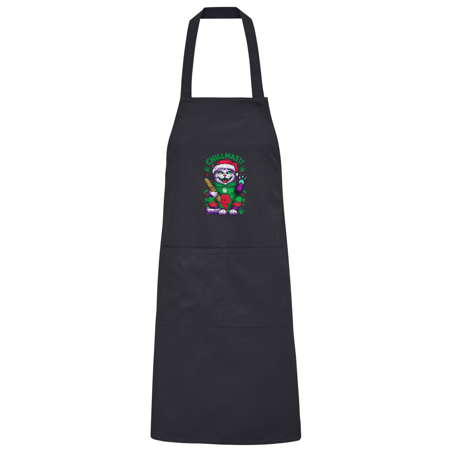 Chillmas Cat - Grillschuerze