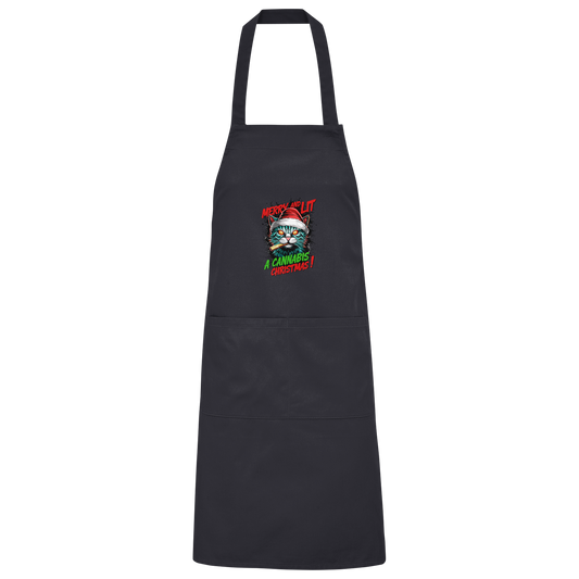 Cannabis Christmas - Grillschuerze