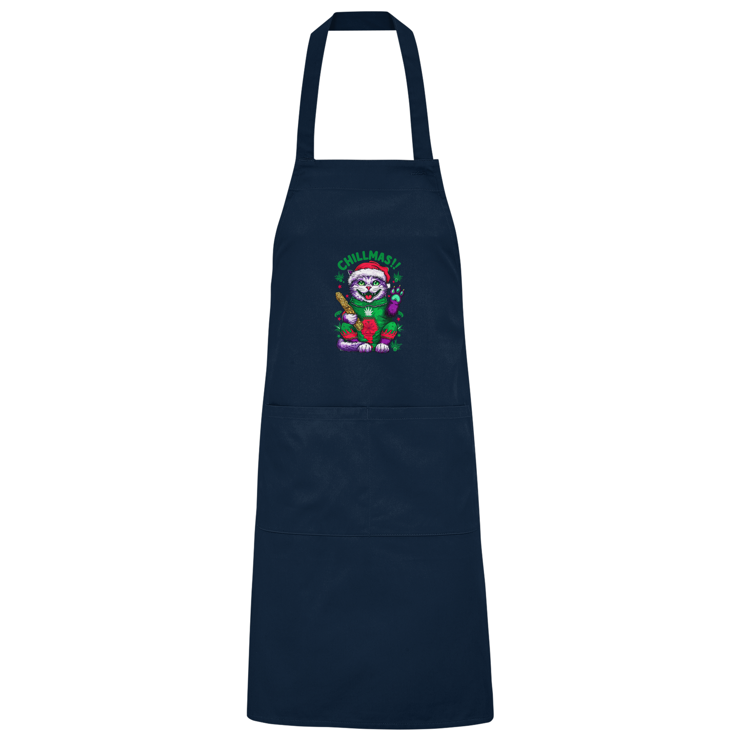 Chillmas Cat - Grillschuerze