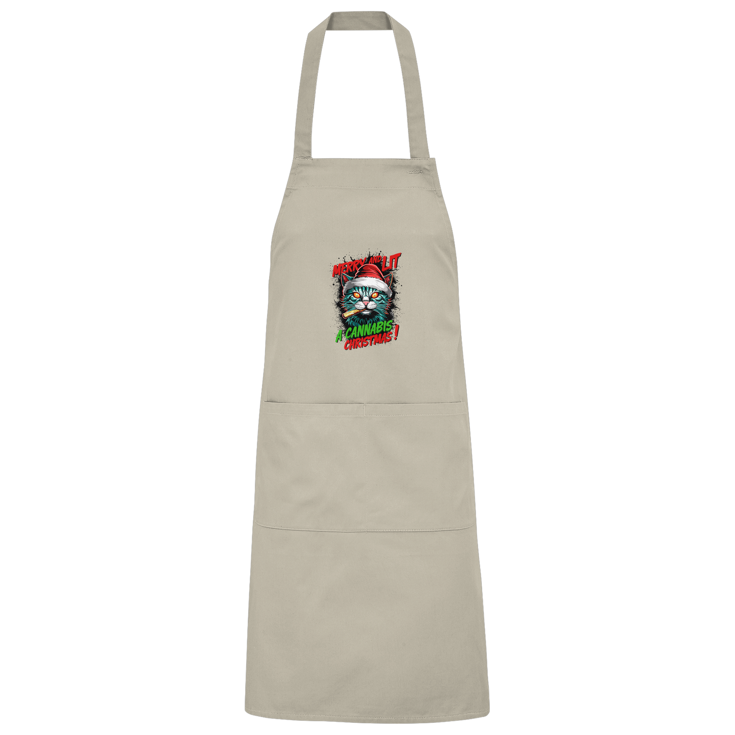 Cannabis Christmas - Grillschuerze