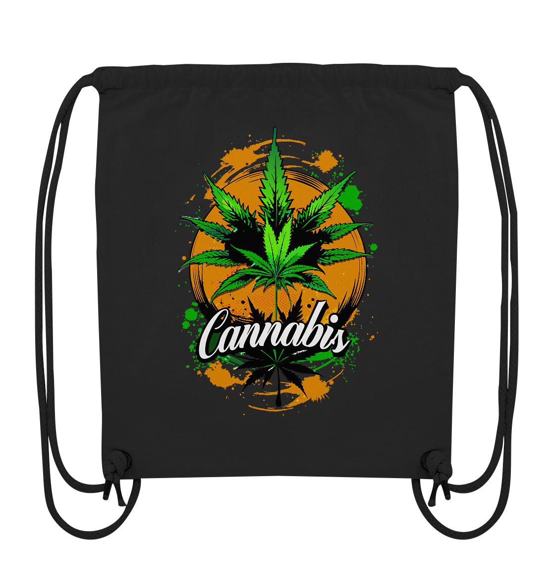 Orange Cannabis - Gym-Bag