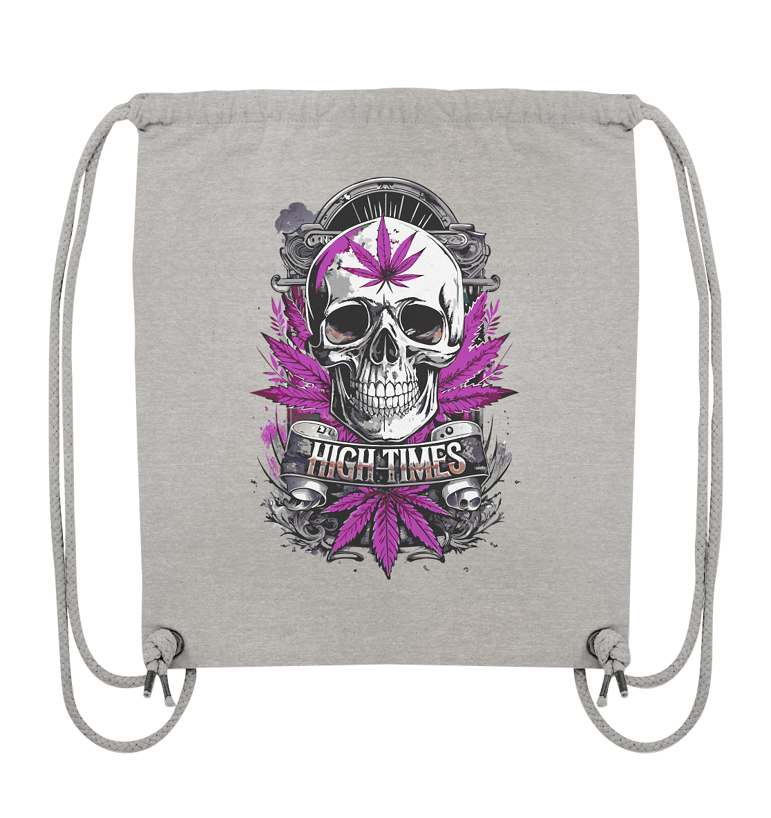 High Times Skull Purple - Gym-Bag