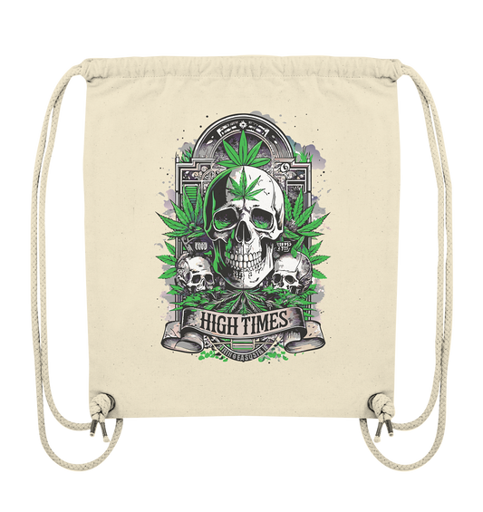 High Times Skull Green - Gym-Bag