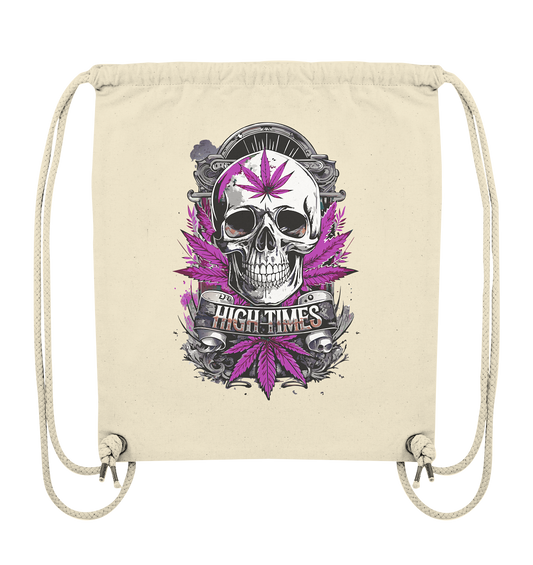 High Times Skull Purple - Gym-Bag