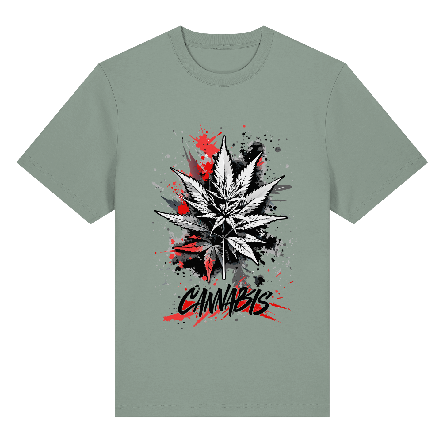 Red Cannabis - Unisex Heavy T-Shirt