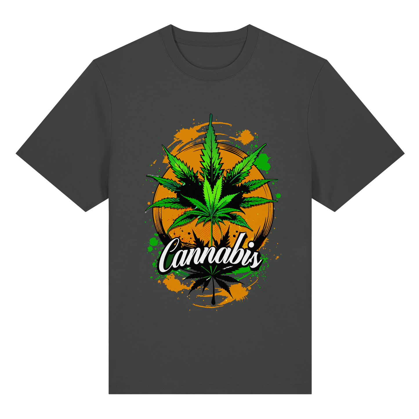 Orange Cannabis - Unisex Heavy T-Shirt