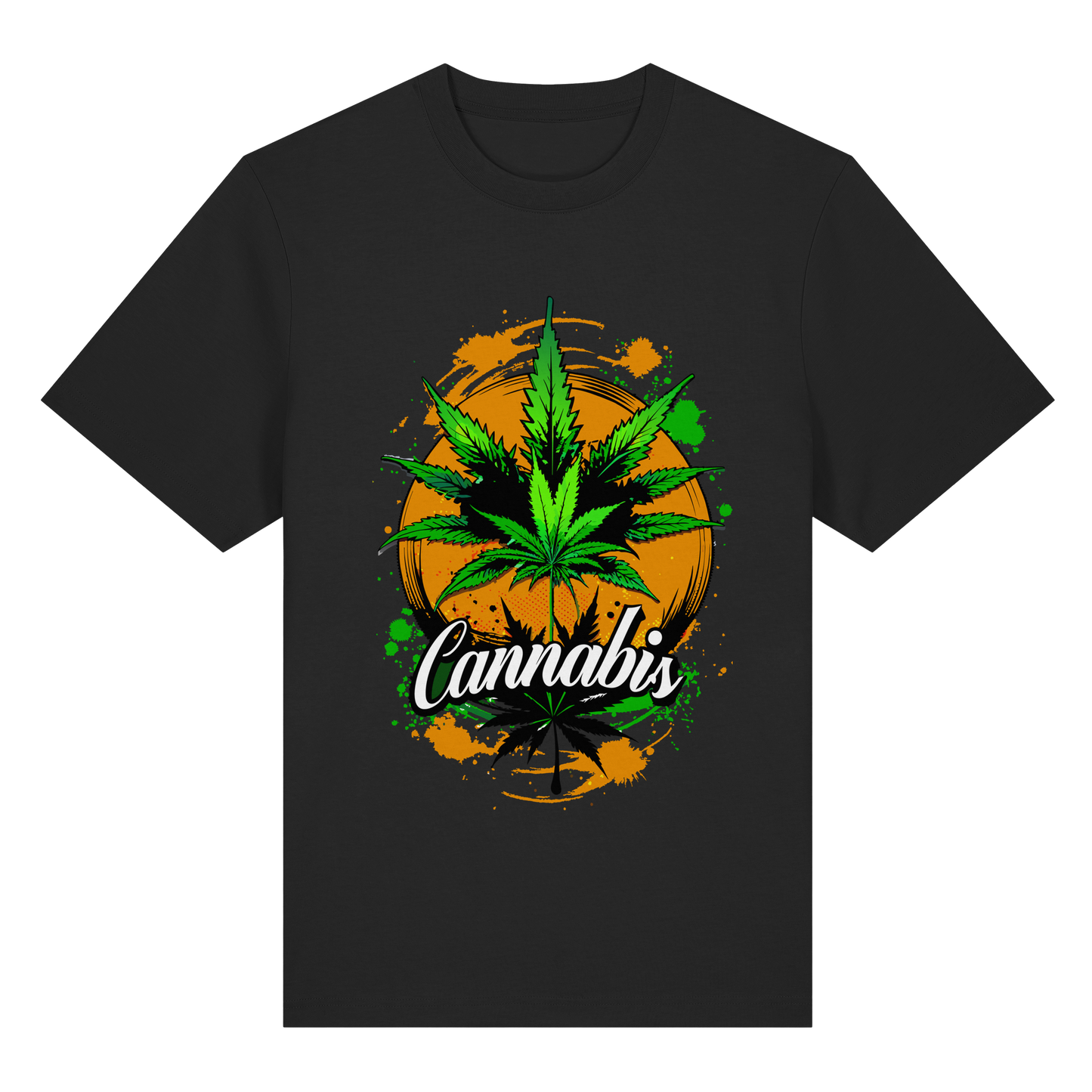 Orange Cannabis - Unisex Heavy T-Shirt