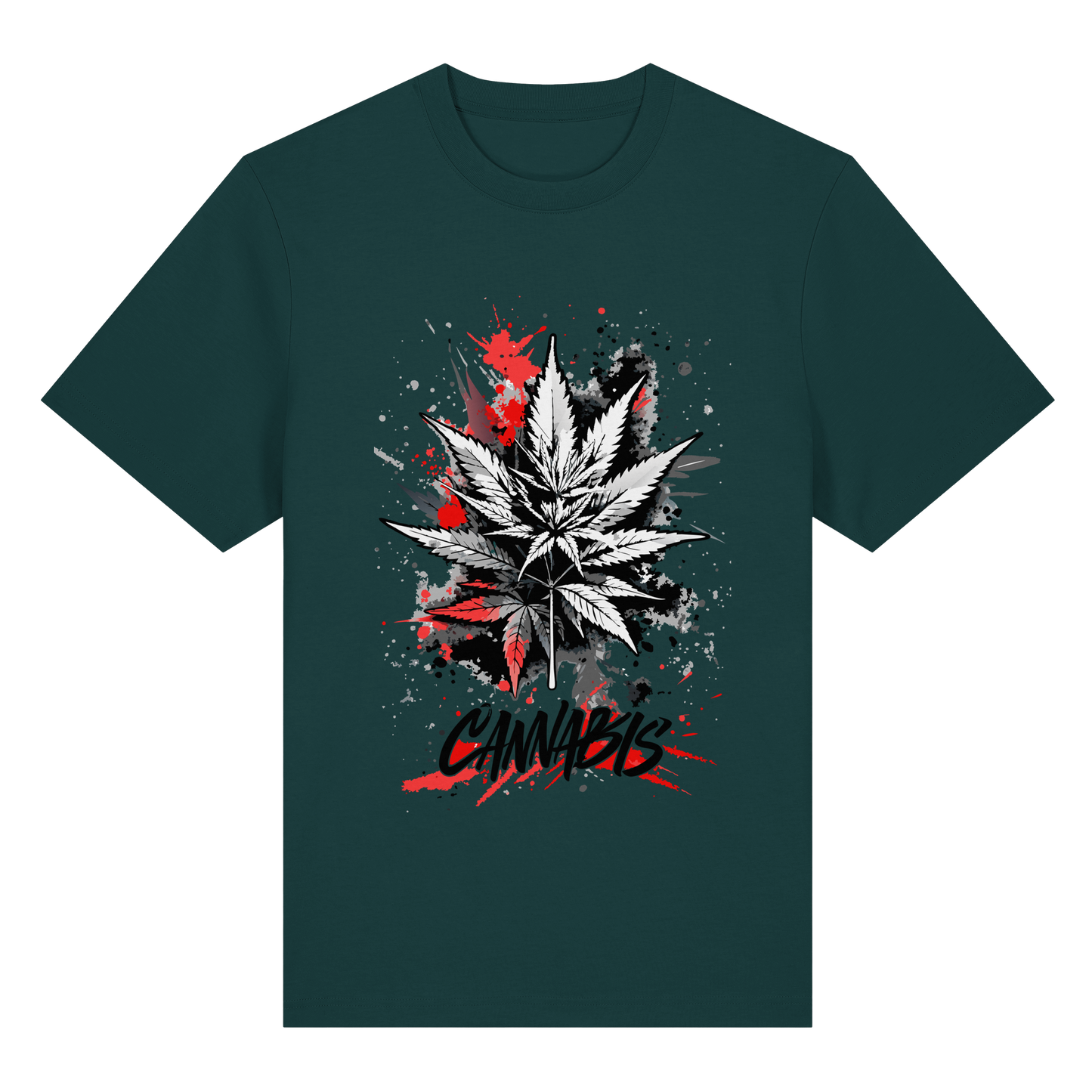 Red Cannabis - Unisex Heavy T-Shirt