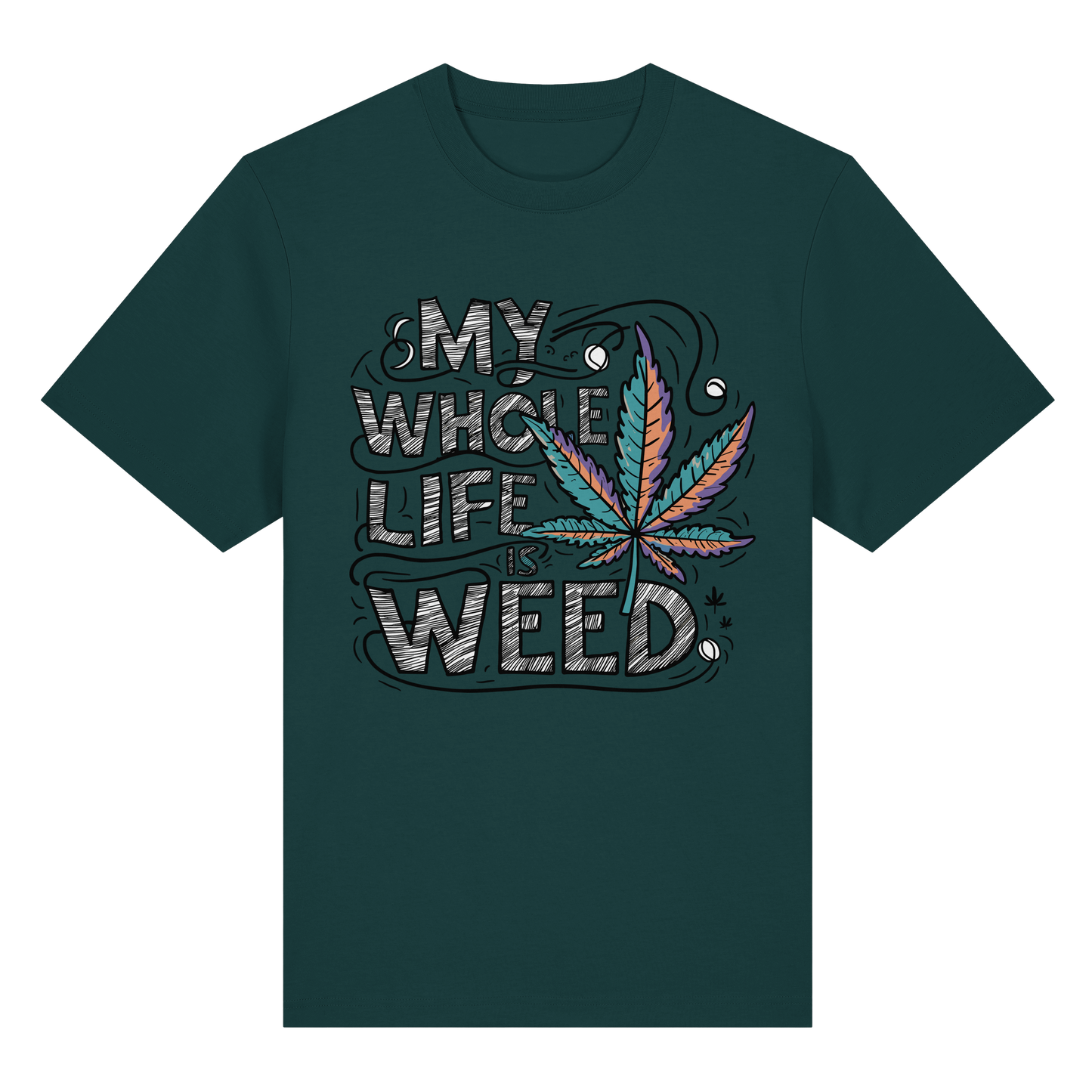 Life Is Weed - Unisex Heavy T-Shirt