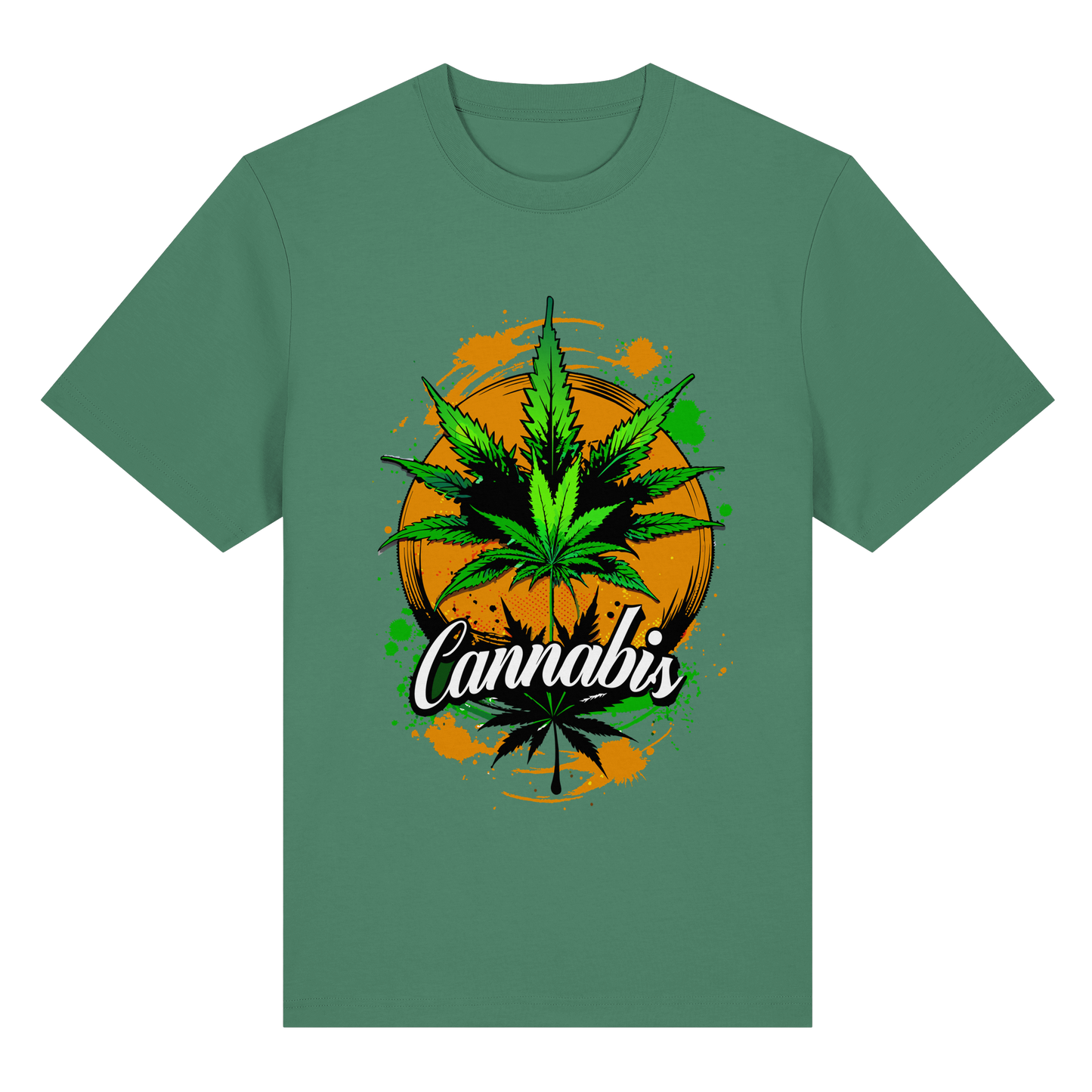 Orange Cannabis - Unisex Heavy T-Shirt