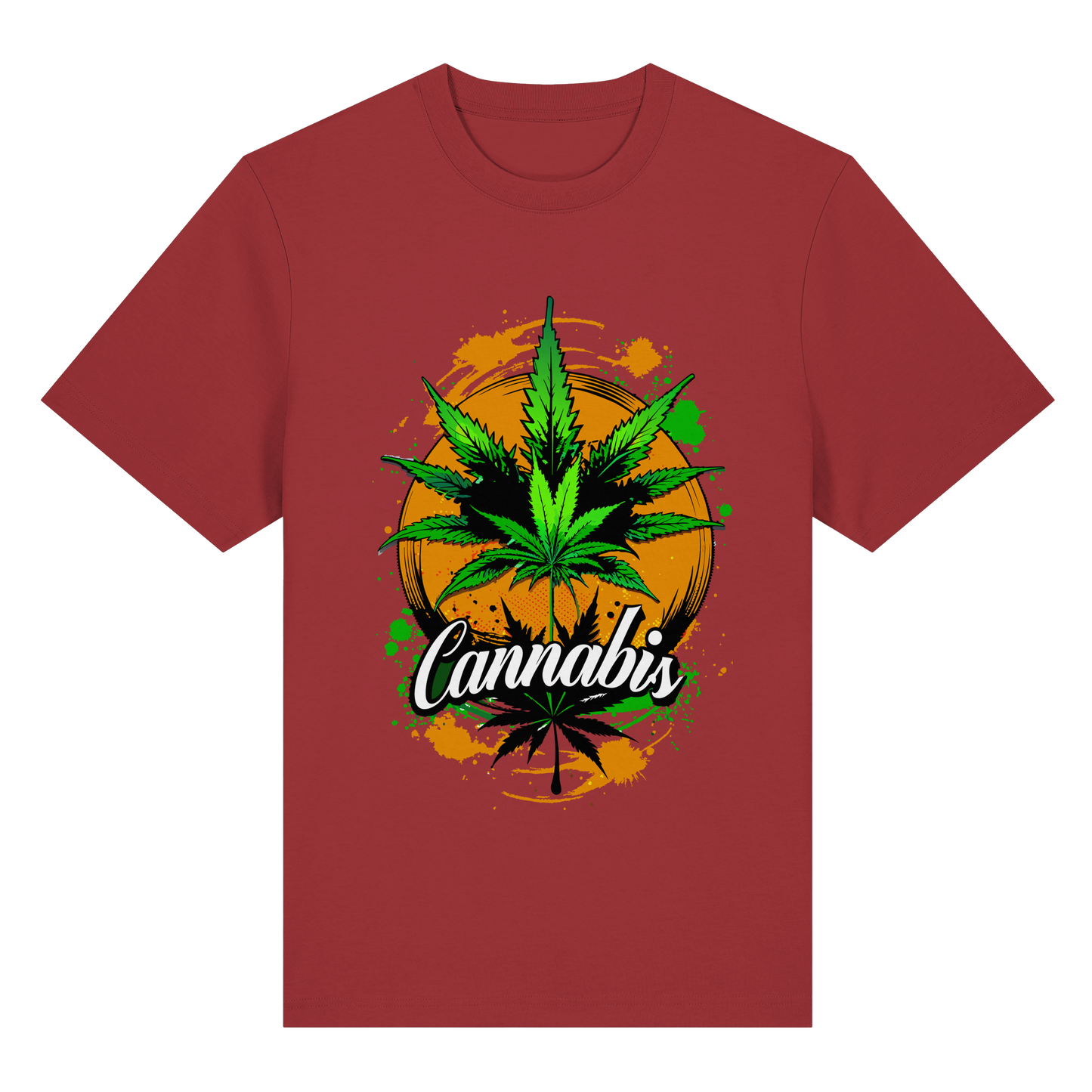 Orange Cannabis - Unisex Heavy T-Shirt