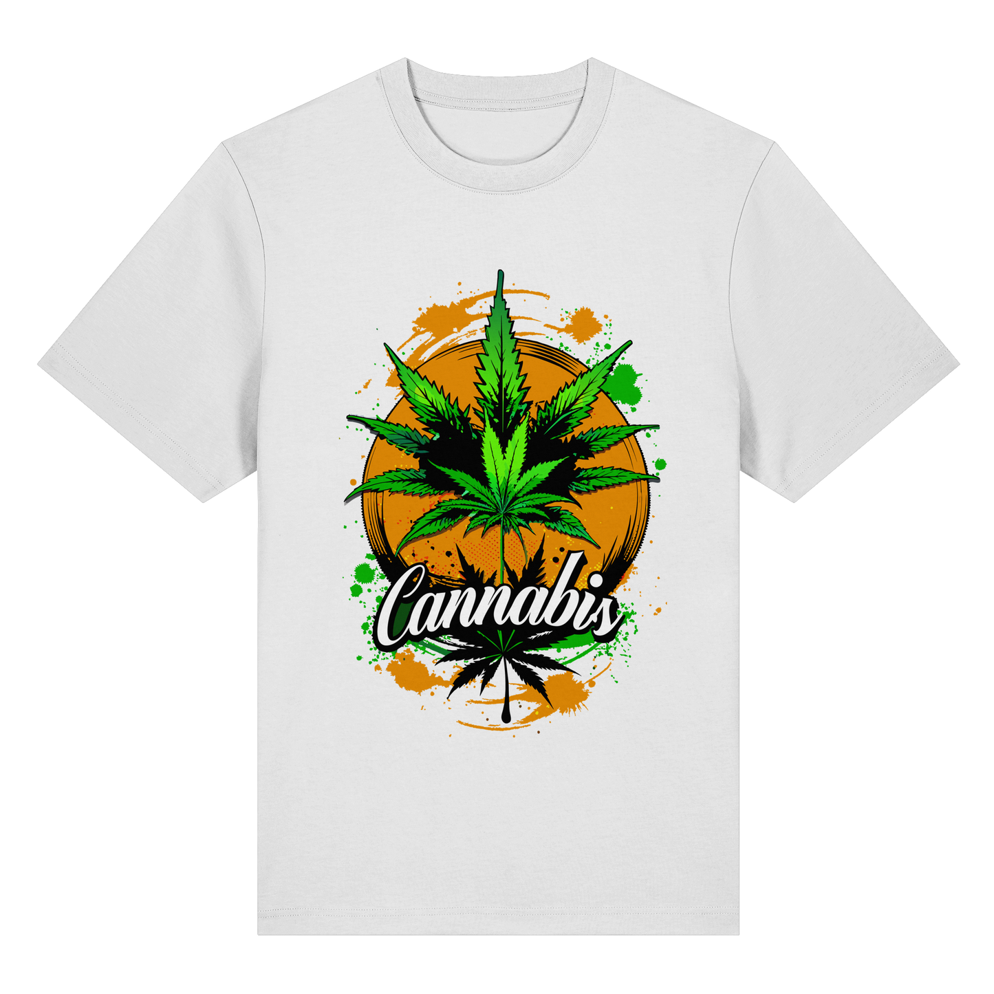 Orange Cannabis - Unisex Heavy T-Shirt