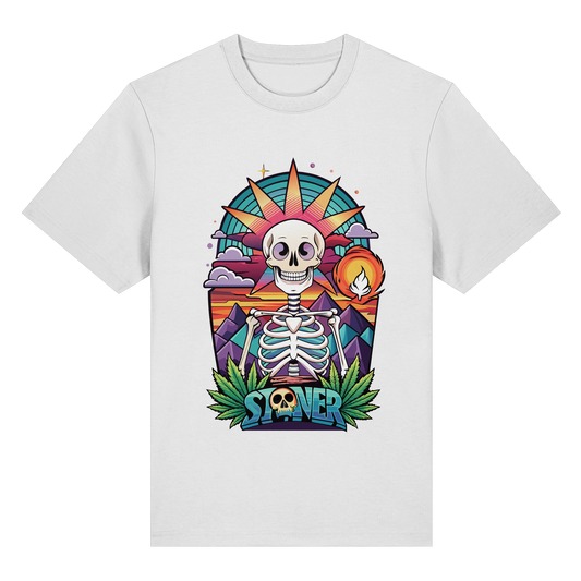 Color Stoner Skeleton - Unisex Heavy T-Shirt