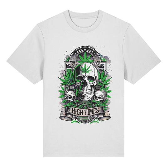 High Times Skull Green - Unisex Heavy T-Shirt