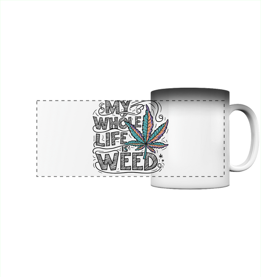 Life Is Weed - Panorama Magic Mug