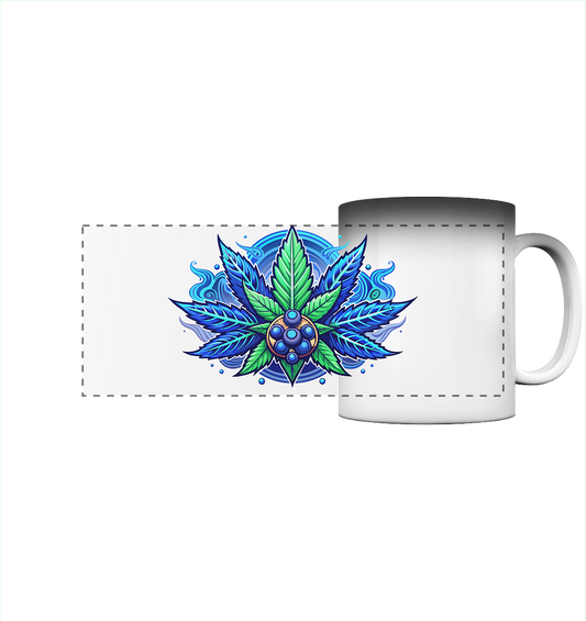 Blue Leaf - Panorama Magic Mug