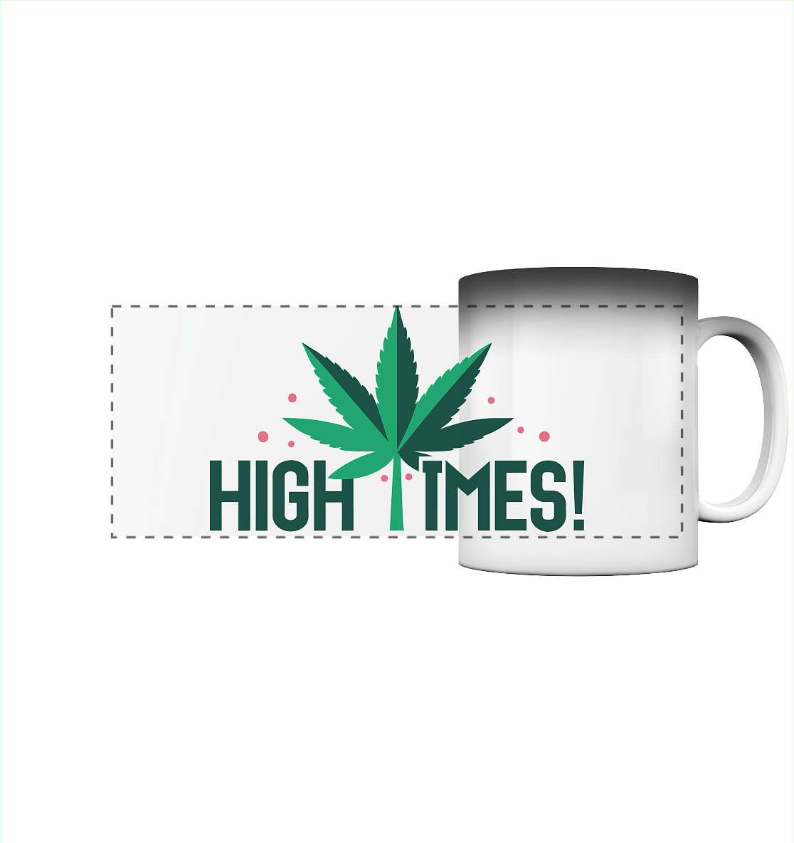 High Times Leaf - Panorama Magic Mug