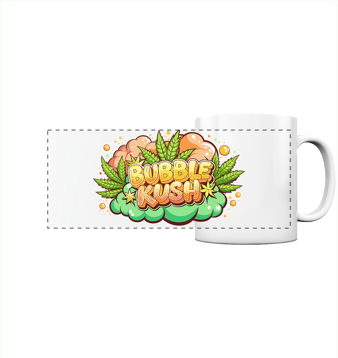 Bubble Kush - Panorama Tasse