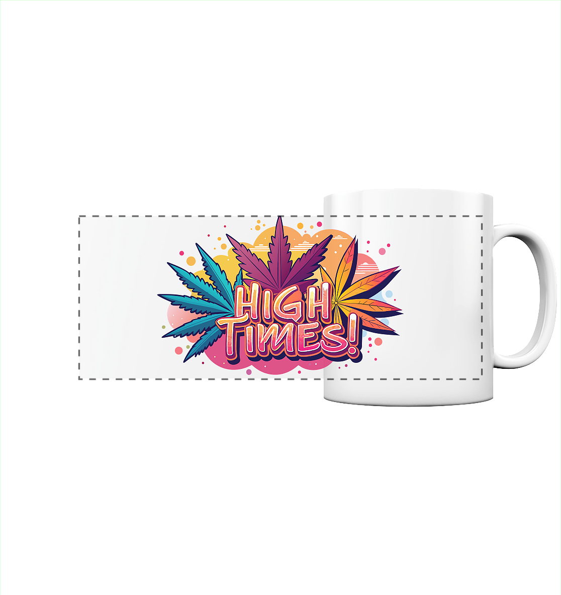 High Times Leafs - Panorama Tasse