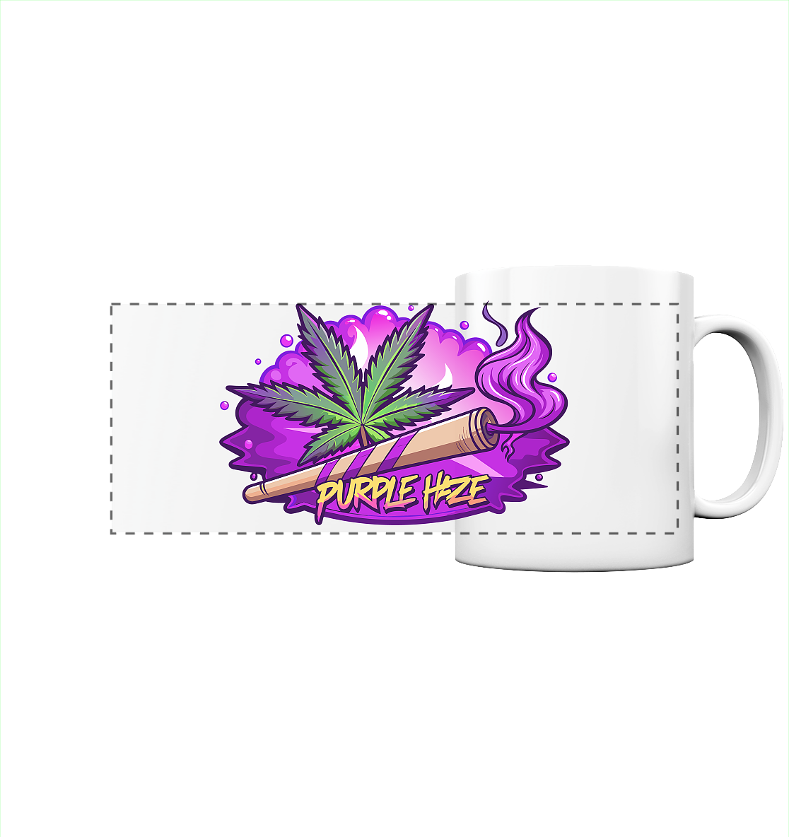 Purple Haze Joint - Panorama Tasse