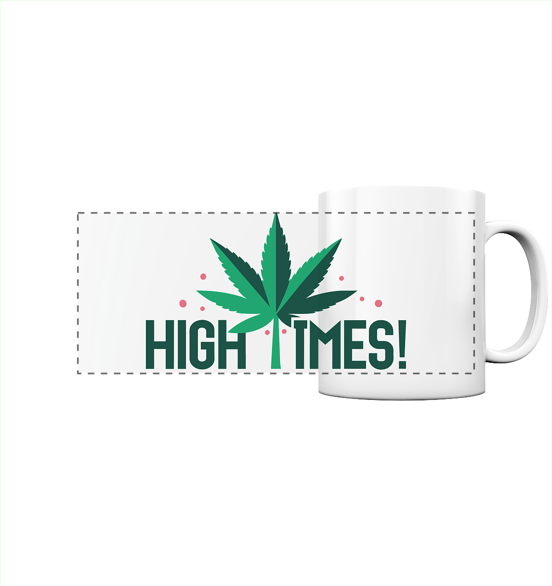 High Times Leaf - Panorama Tasse