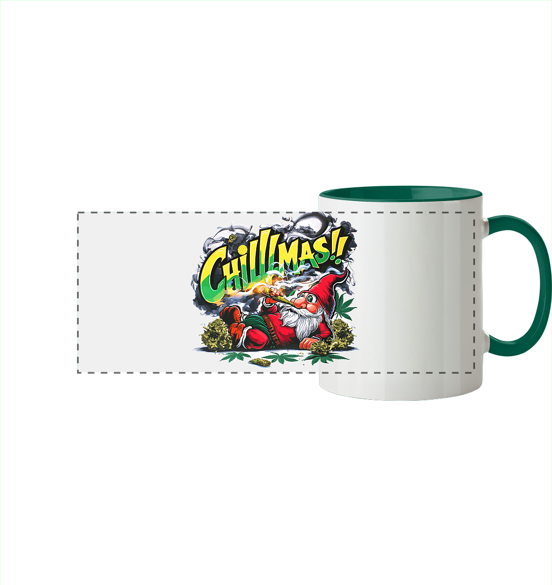 Chillmas - Panorama Tasse zweifarbig