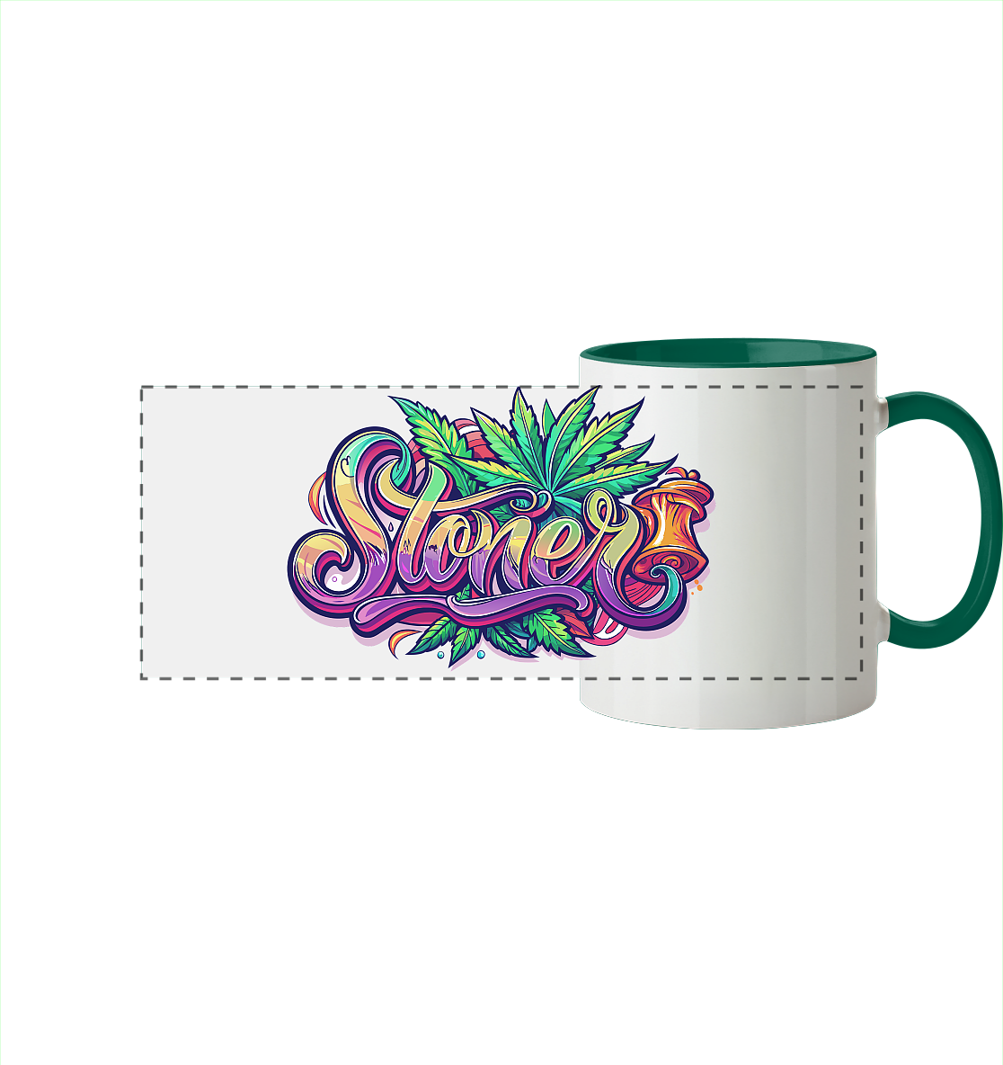 Color Stoner - Panorama Tasse zweifarbig