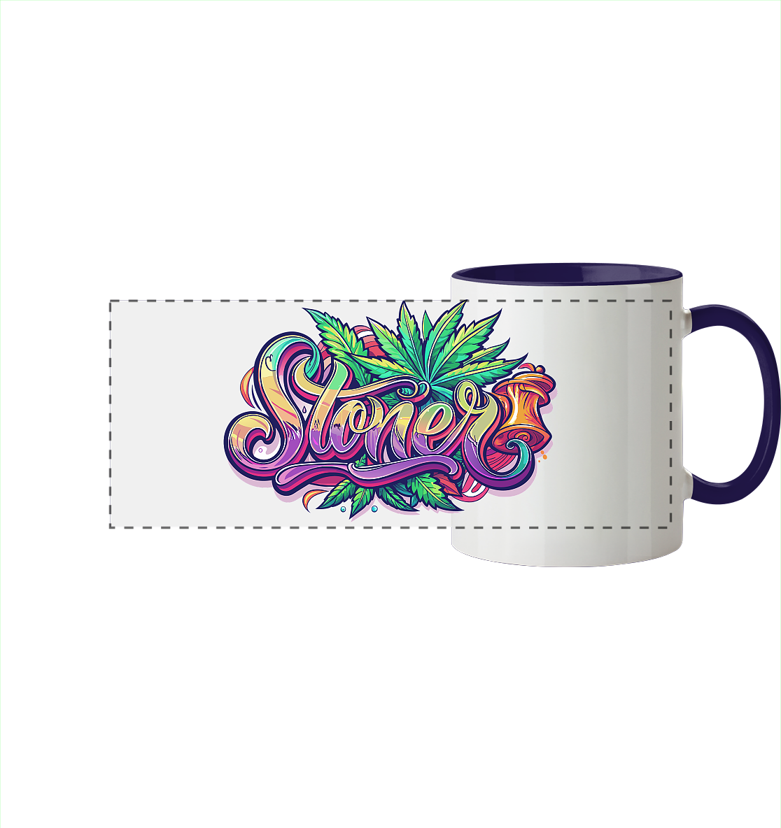 Color Stoner - Panorama Tasse zweifarbig