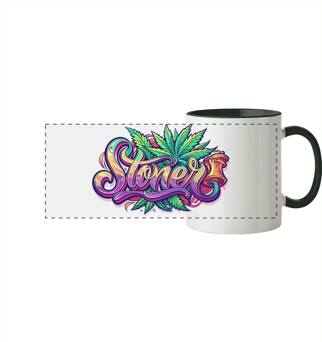 Color Stoner - Panorama Tasse zweifarbig