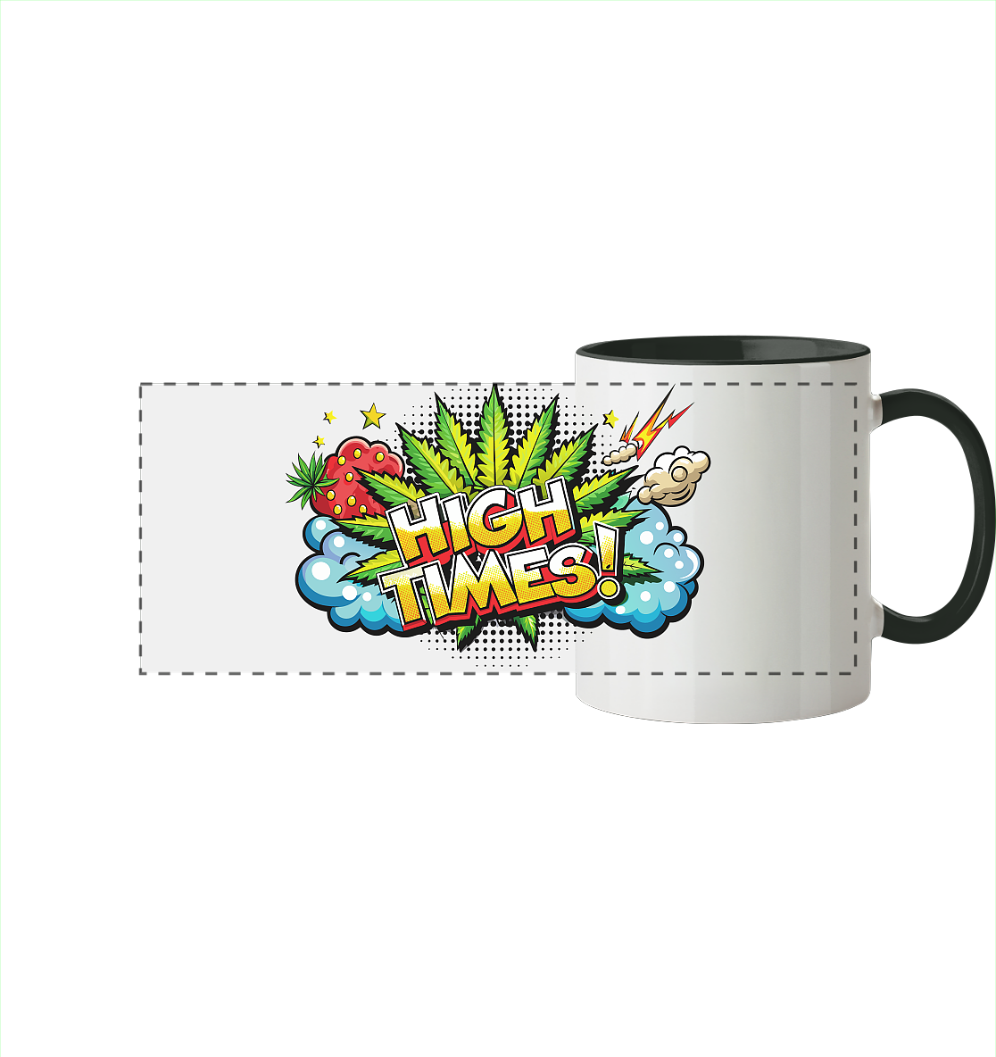 High Times - Panorama Tasse zweifarbig