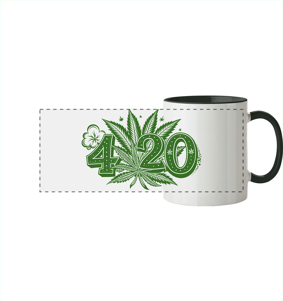 420 - Panorama Tasse zweifarbig