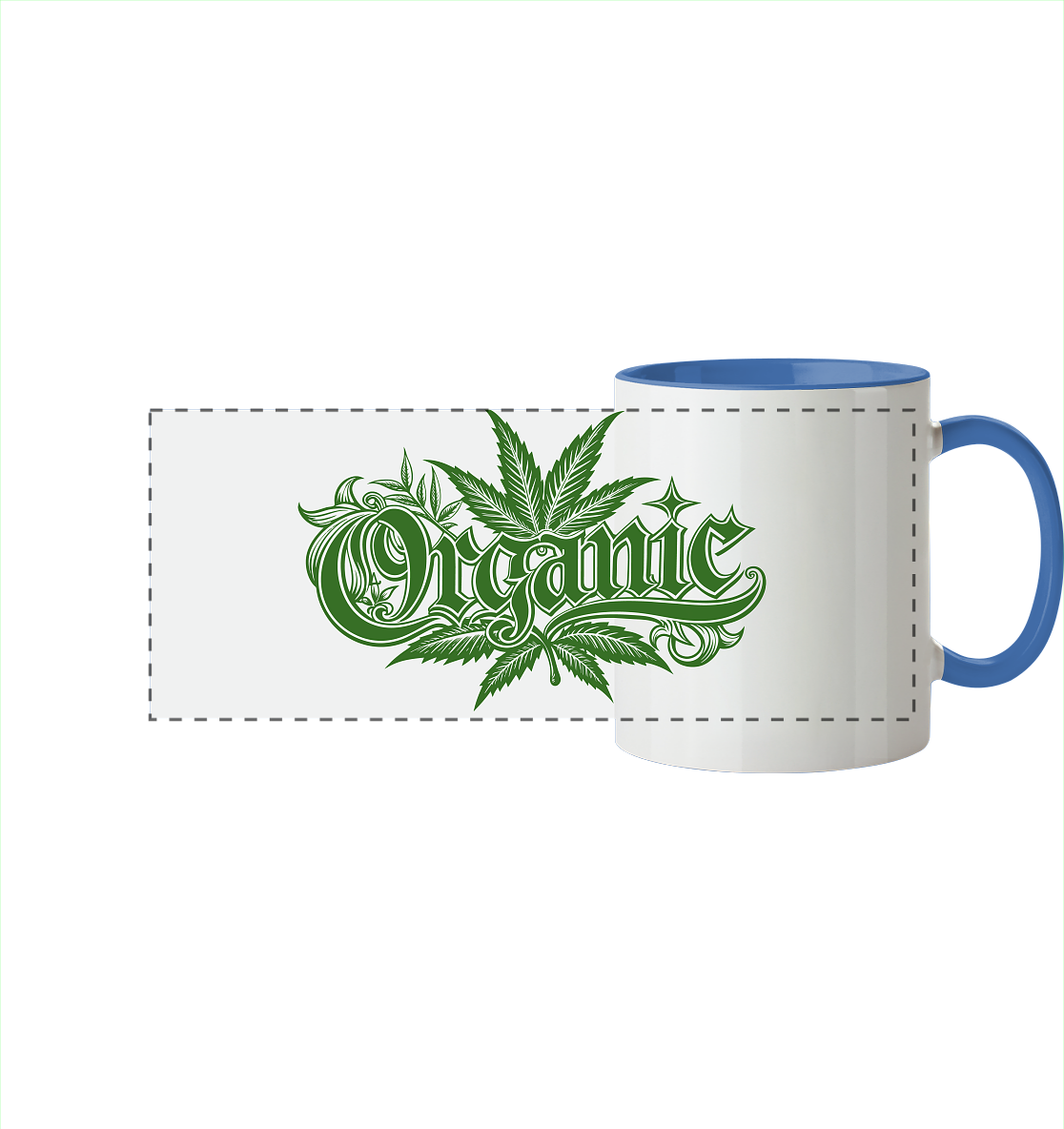 Organic - Panorama Tasse zweifarbig