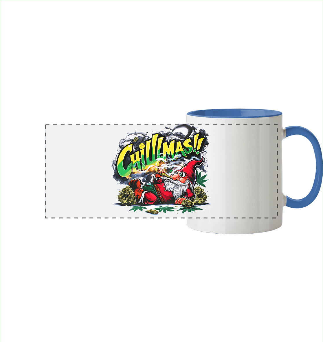 Chillmas - Panorama Tasse zweifarbig