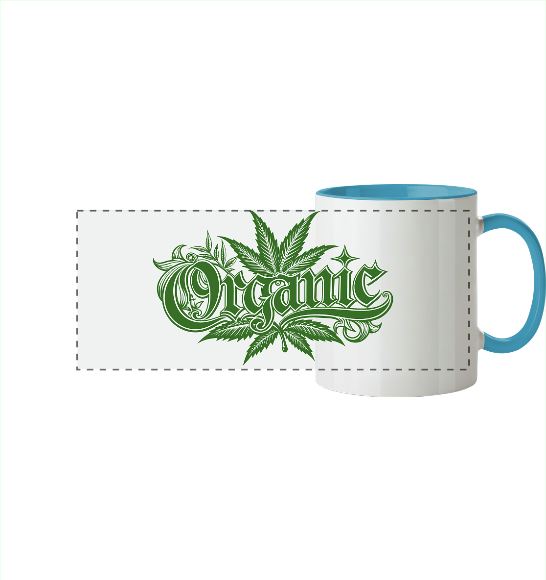 Organic - Panorama Tasse zweifarbig