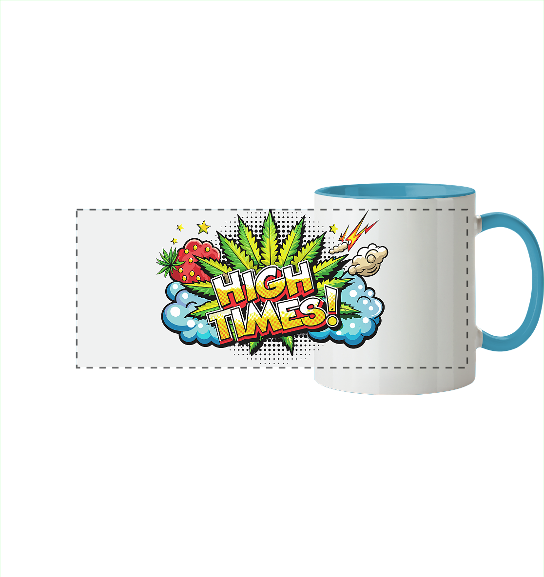 High Times - Panorama Tasse zweifarbig