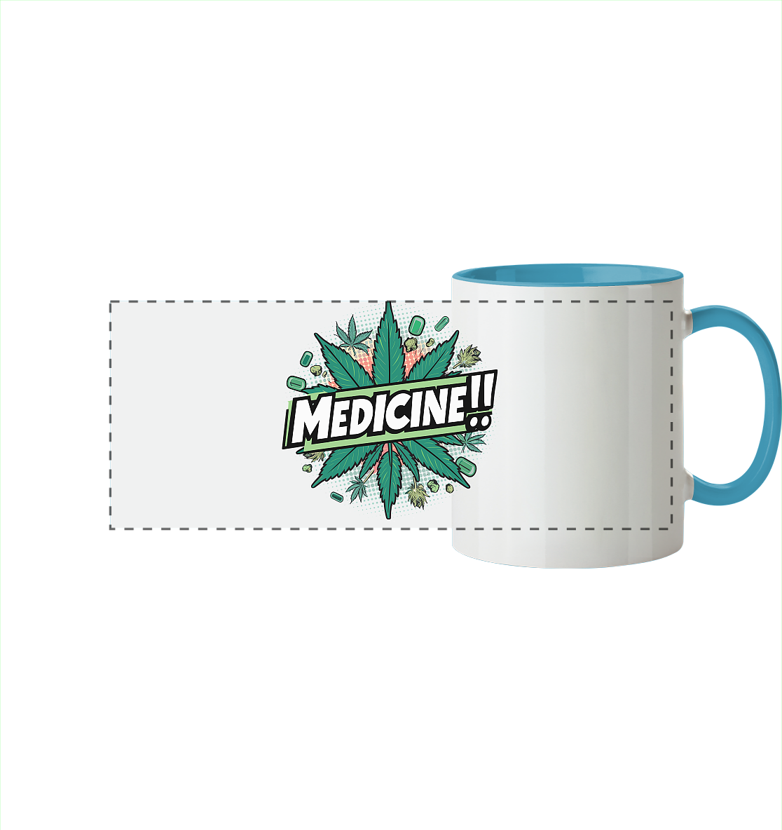 Medicine - Panorama Tasse zweifarbig