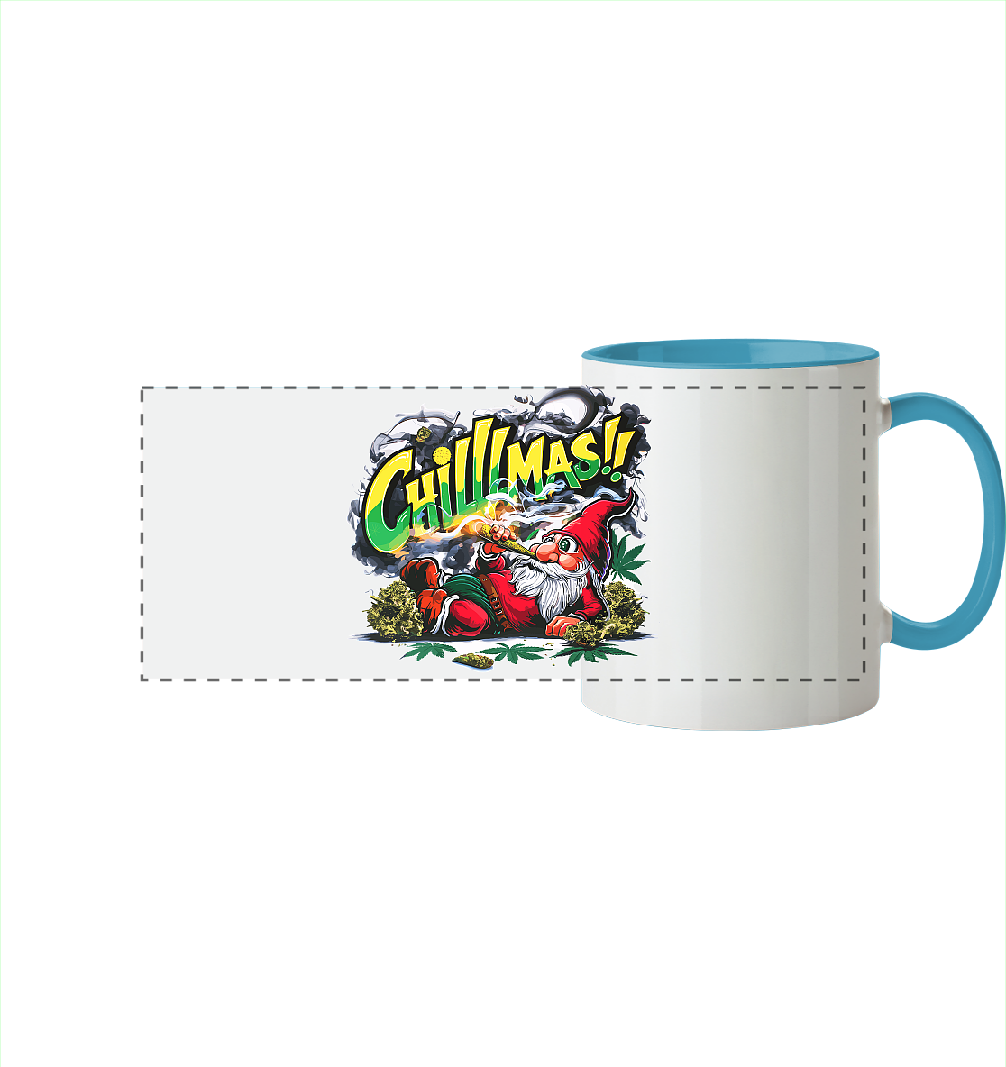 Chillmas - Panorama Tasse zweifarbig