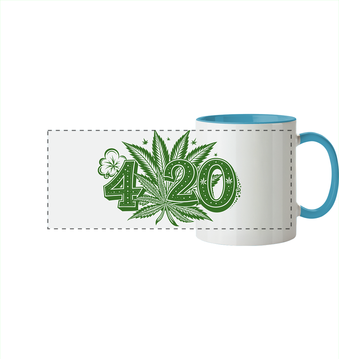 420 - Panorama Tasse zweifarbig