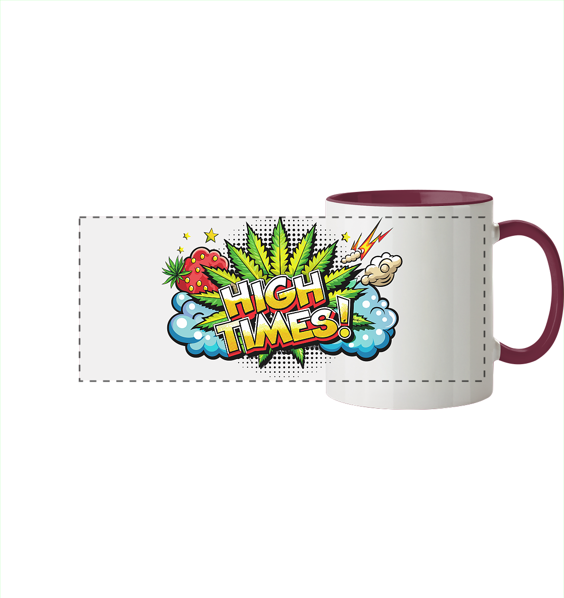 High Times - Panorama Tasse zweifarbig