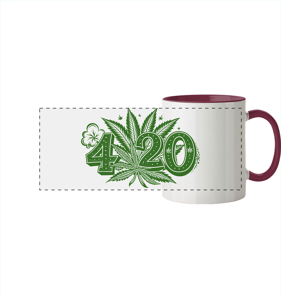 420 - Panorama Tasse zweifarbig