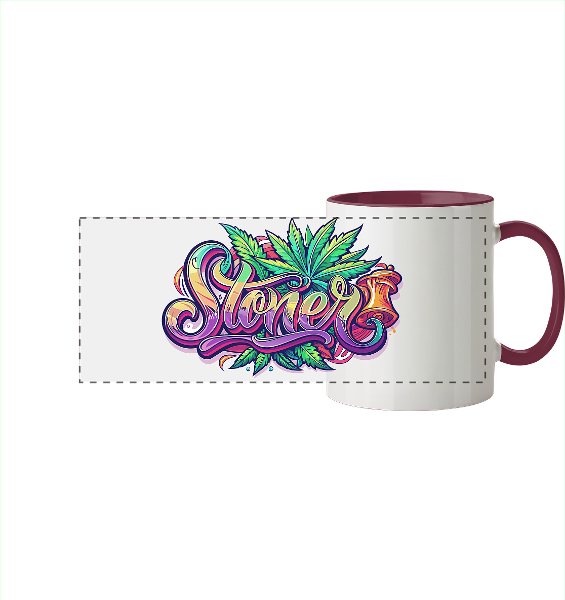Color Stoner - Panorama Tasse zweifarbig