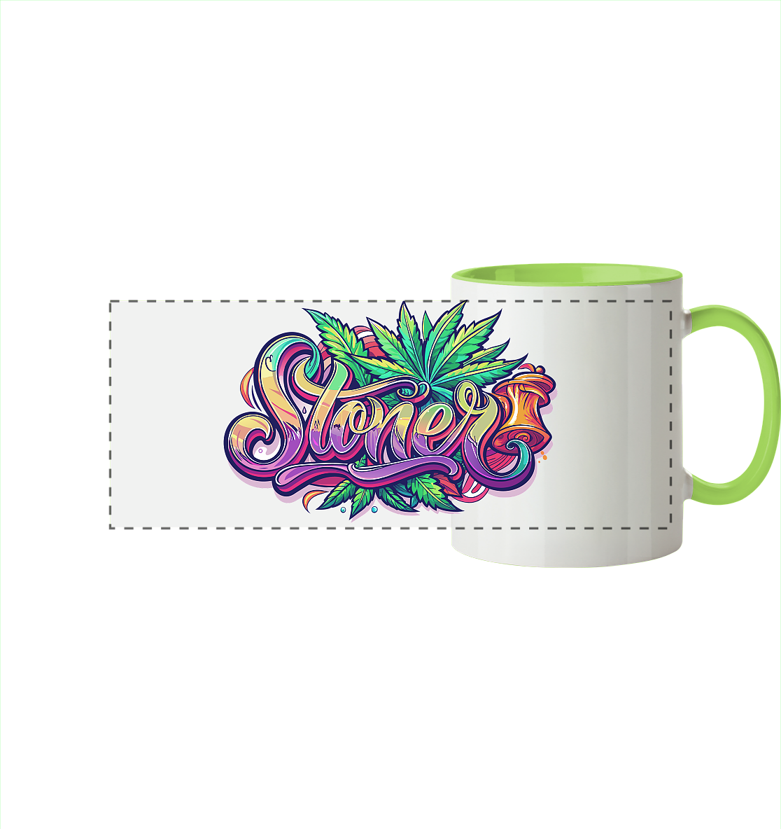 Color Stoner - Panorama Tasse zweifarbig
