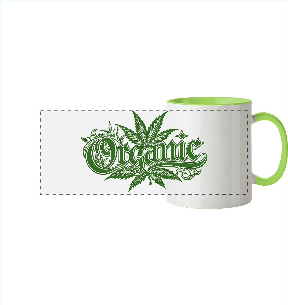 Organic - Panorama Tasse zweifarbig